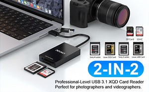 Watch 4-IN-1 USB 3.1 XQD SD Card Reader on Amazon Live