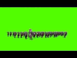 green screen - medieval battle front side- ultra hd 3840x2160