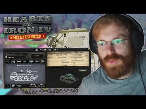 HOW TO BUILD A TANK - TommyKay Reacts to HOI4: No Step Back - Tank Designer Tutorial