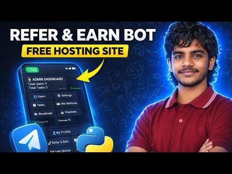 🚀 Advanced Telegram Task Bot with Admin Panel | Full Source Code | Refer & Earn System