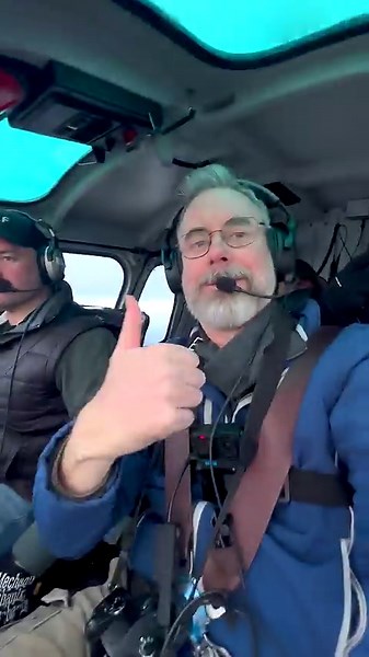 Up close on a test flight of something new and awesome!
