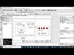 PLS: Dreieretningsvender, frem og revers PC Schematic: arrangementstegning