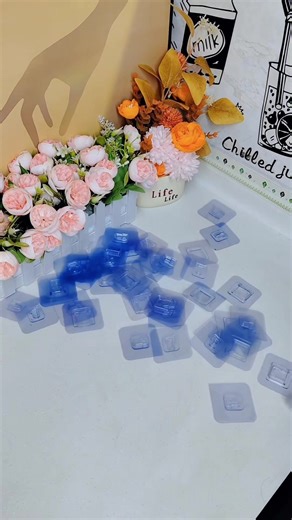 These transparent snap hooks are very convenient and practical, requiring no drilling. #Hook