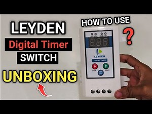 LEYDEN Digital Timer Control Switch | Unboxing & Setup | Best For Fogger & Water Pump
