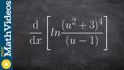 Learn to use the properties of logarithms to take the log of the expression