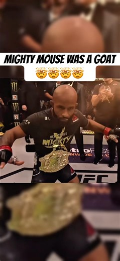 Mighty Mouse Is One Of The Greats🤯 #mmashorts #ufcedit #ufc #mma #ufcgym #knockout #combatsports