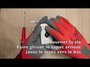 Replacement of the Renault Zoe key battery.