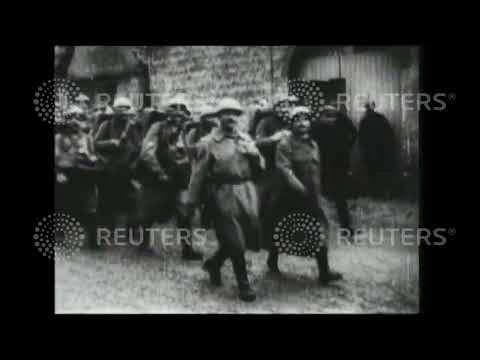 1916 Troops on Verdun Road