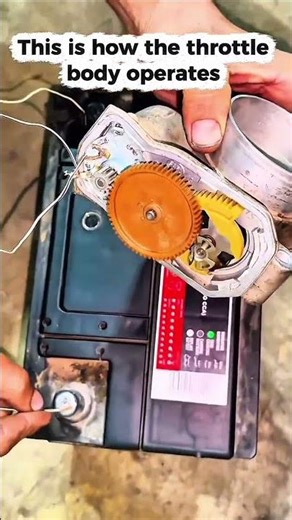 Throttle Body Explained 😊#ThrottleBody #EngineMechanics #CarTech #AutoRepair #ThrottleBodyMechanism