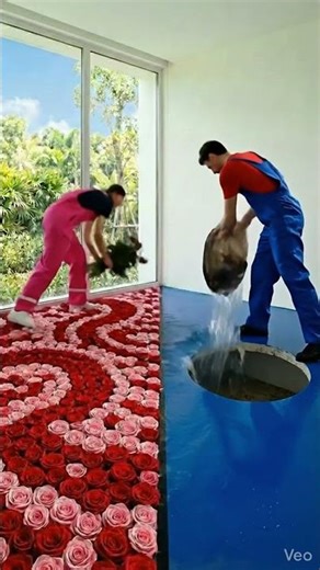 THIS TWO-TONE ROOM IS ABSOLUTELY CRAZY 🤯💙💗 Luxury resin art