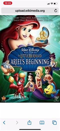 Happy 18th anniversary of little mermaid Ariel beginning