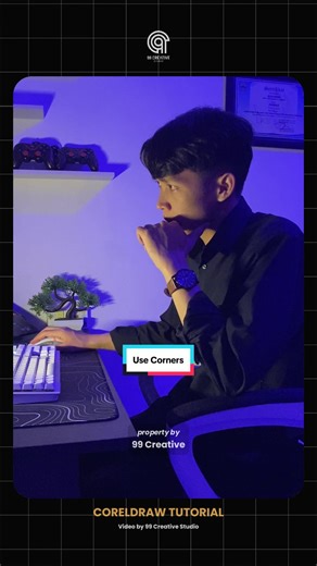 Coreldraw Tips | Use Corners #coreldraw #coreldraw_tutorial #coreldrawtutorial #graphicdesign #graphicdesign