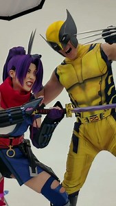 5.3K views · 289 reactions | There’s an anomaly at the end of this reels!! 樂 Cheers to another Behind The Scenes of our Marvel Rivals Psylocke and Wolverine cosplay shoot! X-Men fans wru at?? Marvel Rivals X-Men Psylocke cosplay @larissarochefort Wolverine cosplay @marcelinolefrandt #marvelrivals #psylocke #wolverine #marvelcomics #cosplay | Larissa Rochefort | Facebook