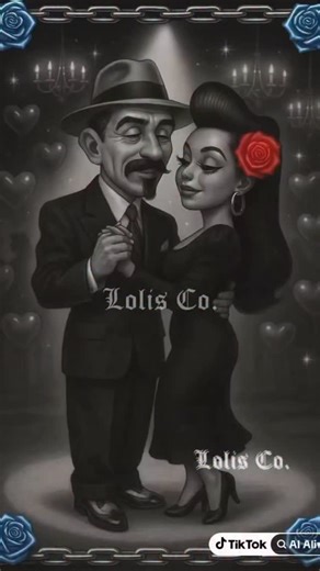 Lolis Co. | Old School Love… Baby I’m Confessing A Feeling 🌹 #alovestory #oldschoollove #oldiesart #valentines2026 #loliscompany | Instagram