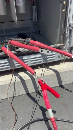 VLF NETA testing on Medium Voltage cables. From the XFMR to the switch.