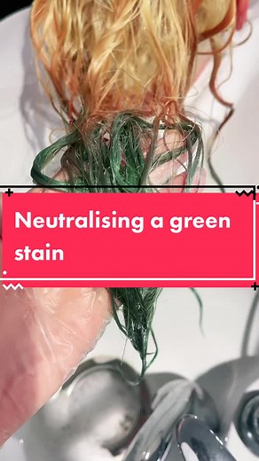 How to Neutralize Green Hair Stains