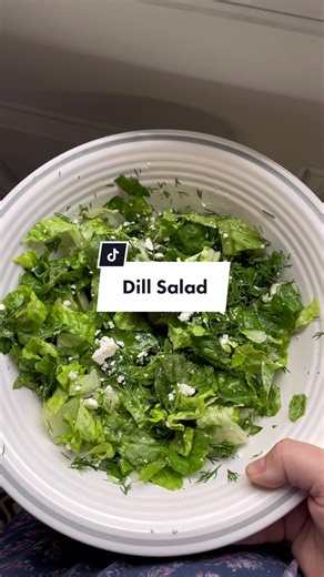 Easy and Healthy Dill Salad Recipe for Quick Lunch | FoodTok