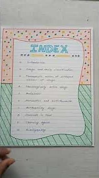 Chemistry project for class 12 || CHEMISTRY IN EVERYDAY LIFE |