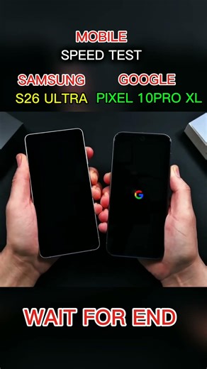 😱😱😱samsung galaxy s26 ULTRA vs Google Pixel 10pro xl speed test #shorts