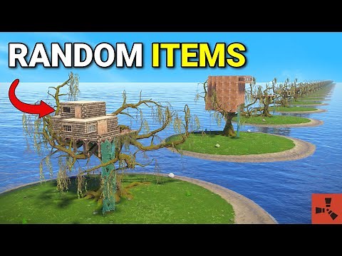 I Gave 100 Rust Players Their Own Tree House - Random Items