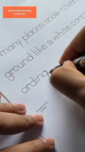 English Handwriting Normal | Sifatullah Writing Academy