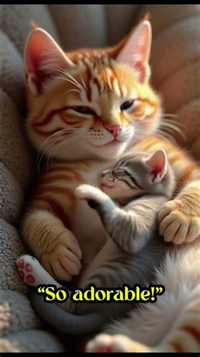 This Kitten Hug Will Melt Your Heart!