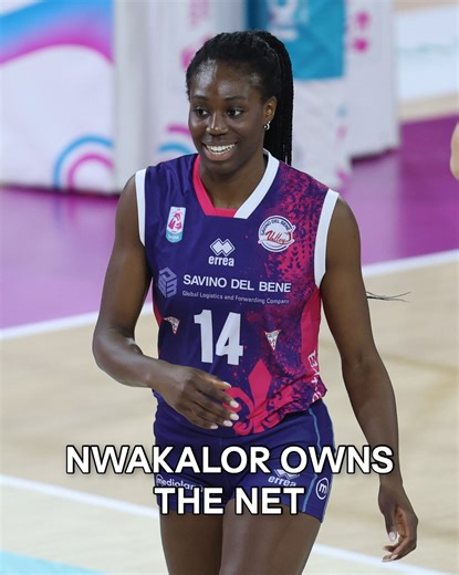 23 yo Linda Nwakalor 🇮🇹 dominated the middle to send Scandicci to the Coppa Italia Final Four, delivering a huge performance 🆚 Vallefoglia. She closed the night with 15 points, including an incredible 6 blocks, controlling the net and shifting the momentum again and again. 🧱🔥 Watch her LIVE on VBTV 📺 https://bit.ly/3Bjc3Ui #lvfseriea1 #pallavolo #volleyball | Volleyball World