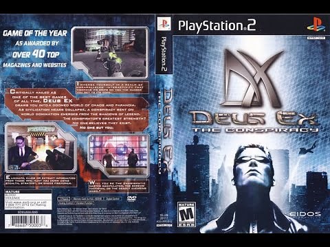Deus Ex - The Conspiracy (PS2) | 4K & 60 fps hack | Longplay Full Game Walkthrough No Commentary