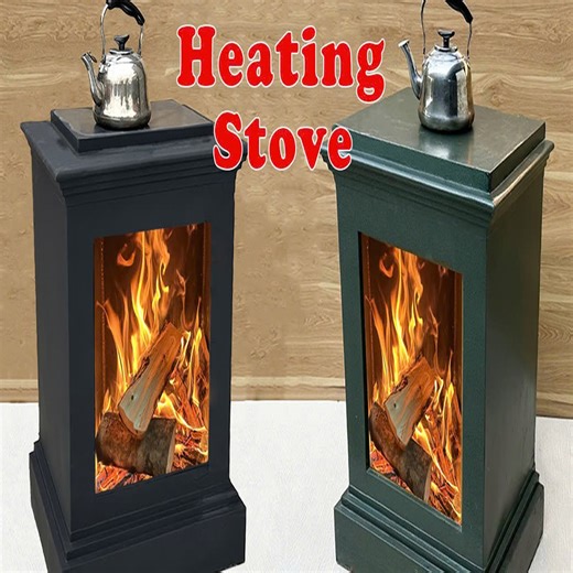 How to make a 3 in 1 fireplace from an old safe for winter 2025! heating stove no use waste oil | Genius Hands DIY