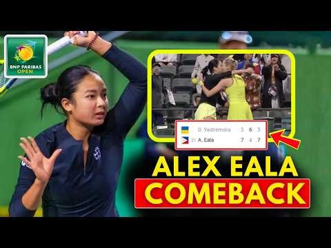 Alexandra Eala’s INSANE Comeback After Match Point | Indian Wells