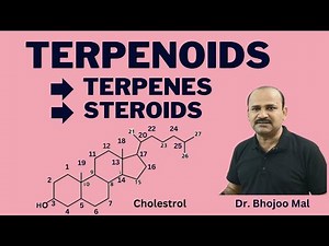 Terpenoids | Terpenes | Steroids | Lipids | Class 11 biology | by Dr. Bhojoo Mal