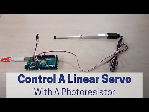 Arduino Linear Actuator Control Using A Photocell