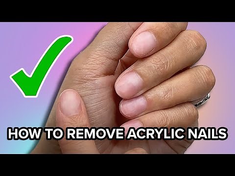 Beginner Friendly - How To - Acrylic Nail Removal