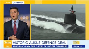 2K views · 22 reactions | Australia is bolstering its defences, with a leaked AUKUS plan revealing we will secure two types of nuclear-powered submarines. DETAILS: https://nine.social/8Ze #9News | WATCH LIVE 6pm | 9 News Sydney | Facebook