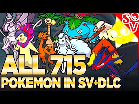 All 715 Pokemon In Scarlet and Violet's DLC: The Hidden Treasure of Area Zero