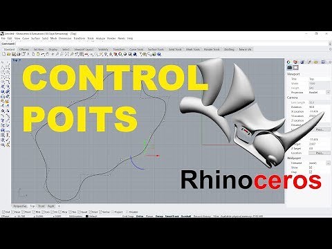 Rhino How to Increase Control Points -Basic Tutorial For Beginners