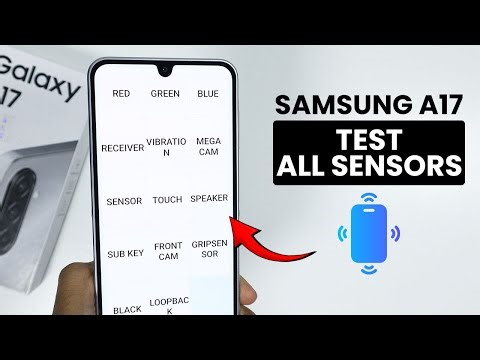 How to Test All Sensors on Samsung A17 - Check Sensors