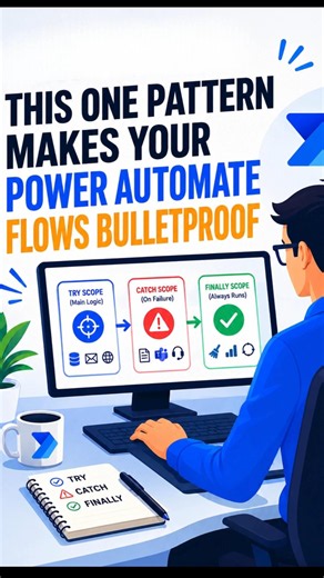 Try Catch Finally Pattern in Power Automate Explained