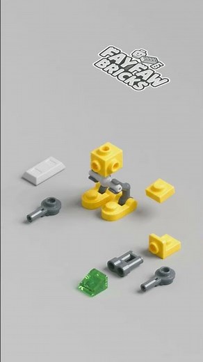 The CUTEST AT-ST ever #satisfying #legostarwars #legomoc