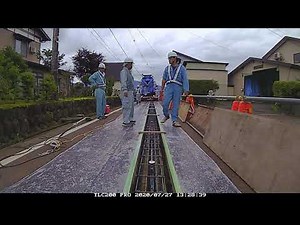 消雪パイプ工事
