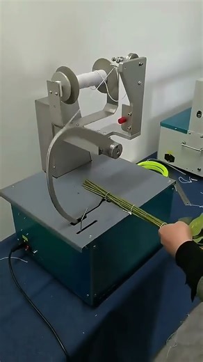 Bundling machine for flower #machine#packaingmachine
