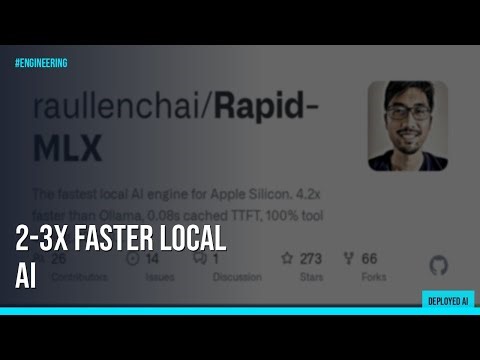 2-3x Faster Local LLMs on Mac — How Rapid-MLX Does It