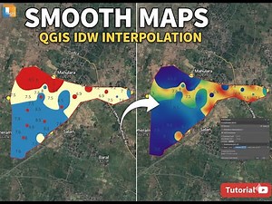How to Create Smooth Surface Maps Using IDW in QGIS