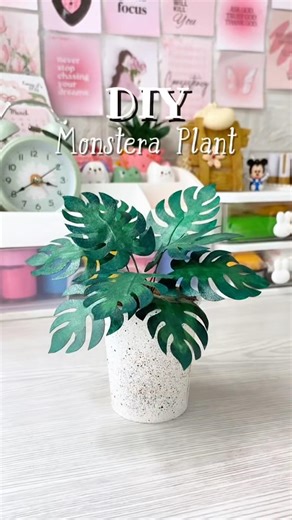 DIY artificial plant. #shorts #youtubeshorts #diy #craft #clay #papercraft #easy #cute #plant#viral
