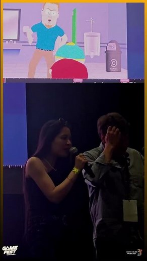 Hilarious voice acting by Christophe Lemoine #southPark #Gamefest #cartman