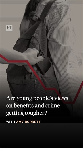 Financial Times on Instagram: "UK attitudes towards benefits claimants and criminals are hardening, according to a survey that reveals younger generations’ growing discontent with the country’s 'broken social contract'.⁠ ⁠ For the first time in a decade the majority of British adults believe the generosity of the welfare system stops people from supporting themselves, according to the National Centre for Social Research (NatCen).⁠ ⁠ The share who strongly agreed that less generous benefits would