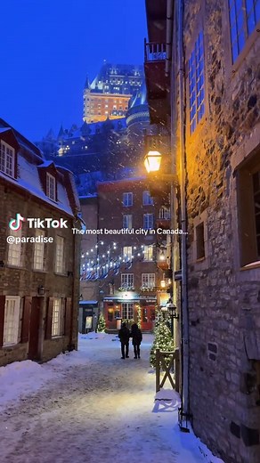 Québec City is North America's most European-looking city, famous for its walled Old Town, cobblestone streets, French heritage, stunning Château Frontenac, and rich history. #beautifulplaces #quebec #canada #quebeccity #traveldestinations