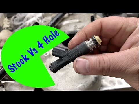 Jeep 4 Hole Injectors VS Stock Injectors