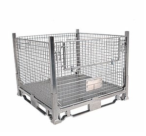 Durable Metal Collapsible Steel Bulk Container IBC with Lid and Good Quality