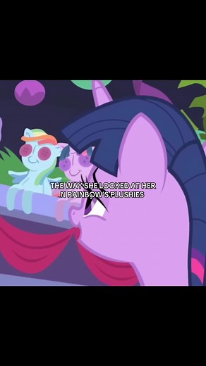 they’re the only plushies that are very close to each other 😍😍 #rainbowdash #twilightsparkle #twidash #mylittlepony #viral